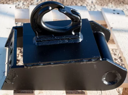 Anschweißrahmen, Baggeraufnahme mit Lasthaken 3t MS01, MS03, MS08