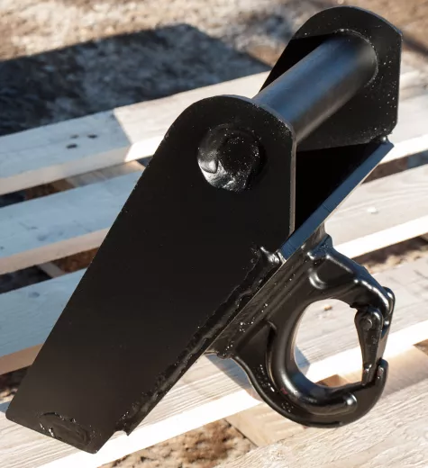 Anschweißrahmen, Baggeraufnahme mit Lasthaken 3t MS01, MS03, MS08