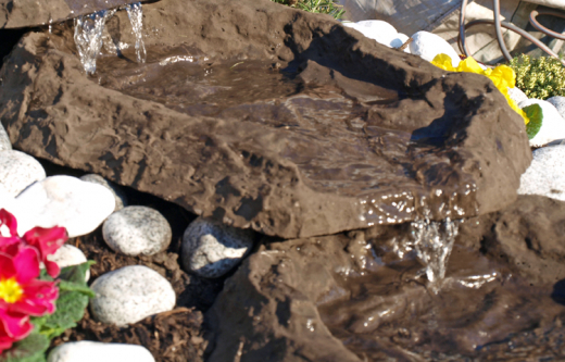 Bachlaufschale, Bachlauf, Wasserkaskade, Wassertreppe Deep 4teilig