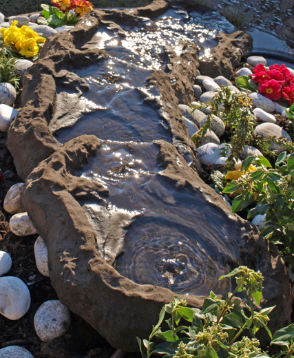 Bachlaufschale, Bachlauf, Wasserkaskade, Wassertreppe Deep 4teilig