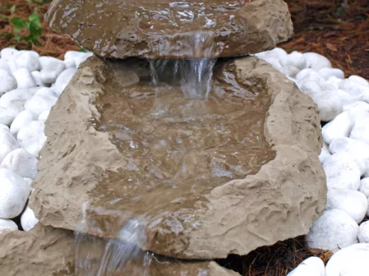 Wassertreppe, Bachlauf, Wasserkaskade, Bachlaufschale, Wasserspiel