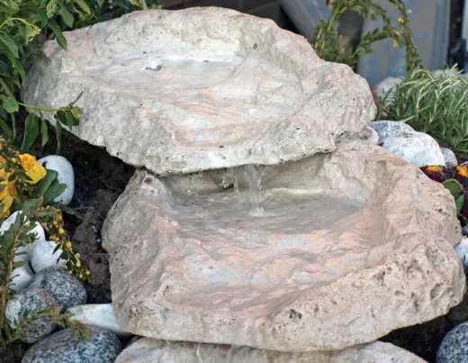 Bachlauf, Bachlaufschale, Wasserfall, Wasserspiel Hawaii 4 teilig