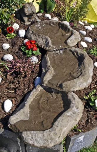 Bachlauf, Bachlaufschale, Wassertreppe, Wasserspiel Missouri River