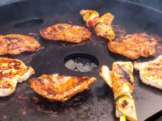 Grillplatte 5mm, Plancha, Feuerplatte für Grill und Feuertonnen größen wählbar