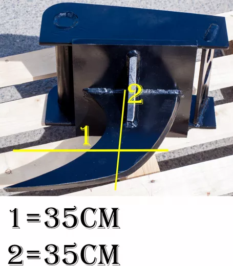 Reißzahn, Wurzelzahn, Rodezahn für Bagger 20mm MS01 Größen wählbar