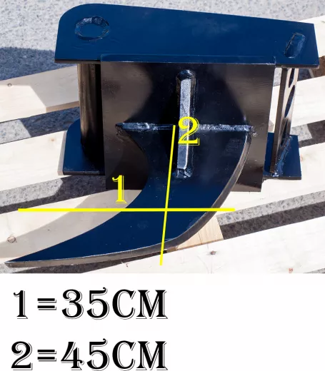 Reißzahn, Wurzelzahn, Rodezahn für Bagger 20mm MS01 Größen wählbar