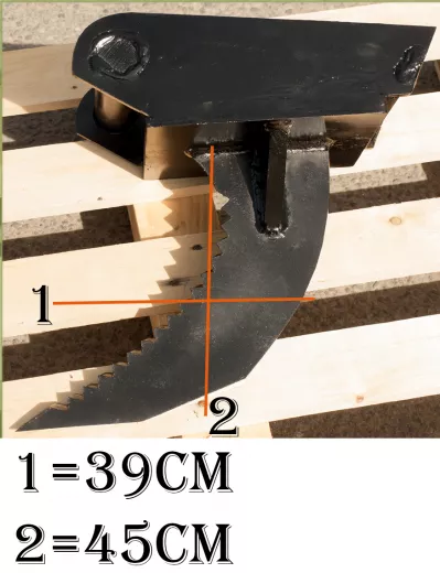 Reißzahn, Rodezahn, Wurzelzahn für Bagger MS01 Größen wählbar