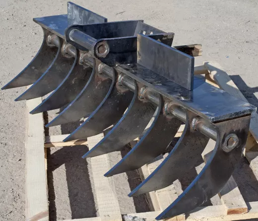 Roderechen, Wurzelrechen, Baggerharke in verschiedenen Größen 30-150cm