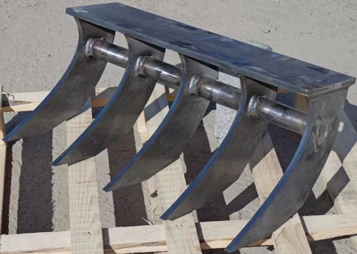 Roderechen, Wurzelrechen, Baggerharke in verschiedenen Größen 30-150cm