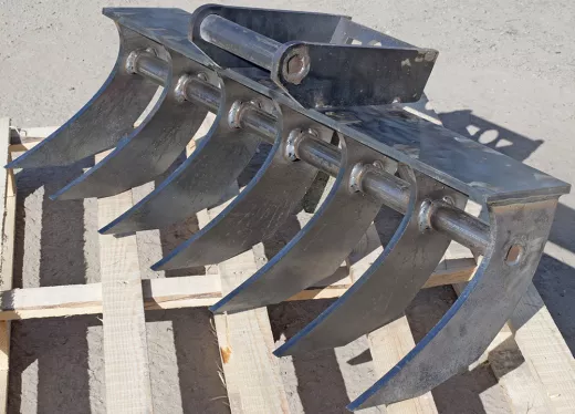 Roderechen, Wurzelrechen, Baggerharke in verschiedenen Größen 30-150cm