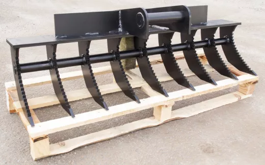 Roderechen, Wurzelrechen, Baggerharke mit Zacken Größen wählbar 30-150cm Roderechen, Wurzelrechen, Baggerharke mit Zacken Größen wählbar 30-150cm