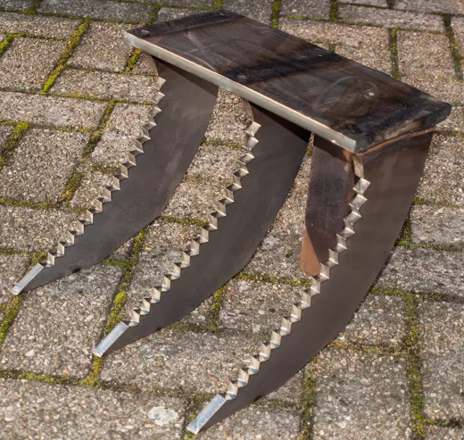 Roderechen, Wurzelrechen, Baggerharke mit Zacken Größen wählbar 30-150cm