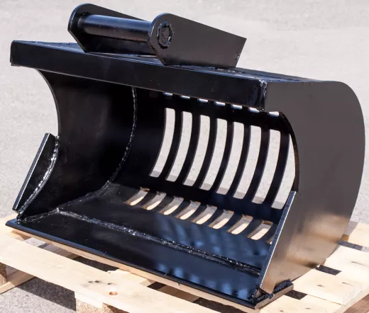 Sieblöffel, Siebschaufel, Sortierlöffel für Bagger 60-200cm wählbar MS08 Sieblöffel, Siebschaufel, Sortierlöffel für Bagger 60-200cm wählbar MS08