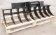Roderechen, Wurzelrechen, Baggerharke mit Zacken Größen wählbar 30-150cm