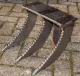 Roderechen, Wurzelrechen, Baggerharke mit Zacken Größen wählbar 30-150cm
