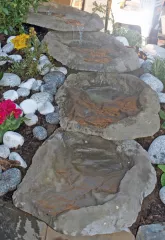 Wassertreppe, Bachlauf, Wasserkaskade, Bachlaufschale, Wasserspiel