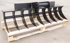 Roderechen, Wurzelrechen, Baggerharke mit Zacken Größen wählbar 30-150cm